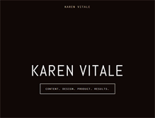 Tablet Screenshot of karenvitale.com